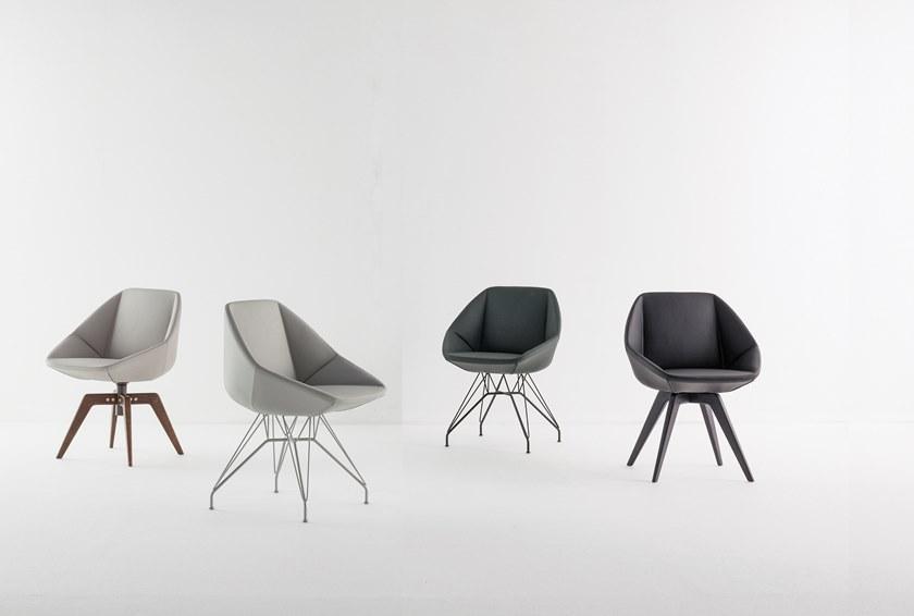 Bonaldo Мягкое кожаное кресло sun-id-1358702 - Вид №1