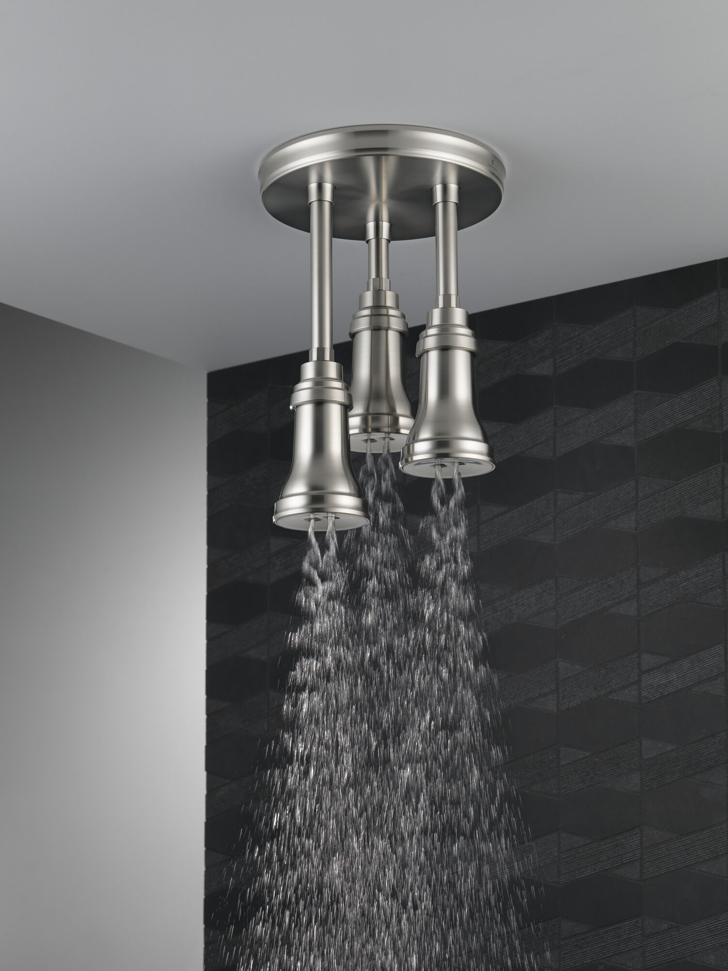 57190-SS25 H2Okinetic® Подвесная душевая лейка Raincan Delta Faucet Universal Showering Нержавеющая сталь  - Вид №3