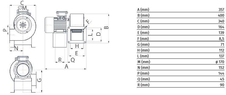 Vortice Центробежный аспиратор Vorticent c e 30329 - Вид №4