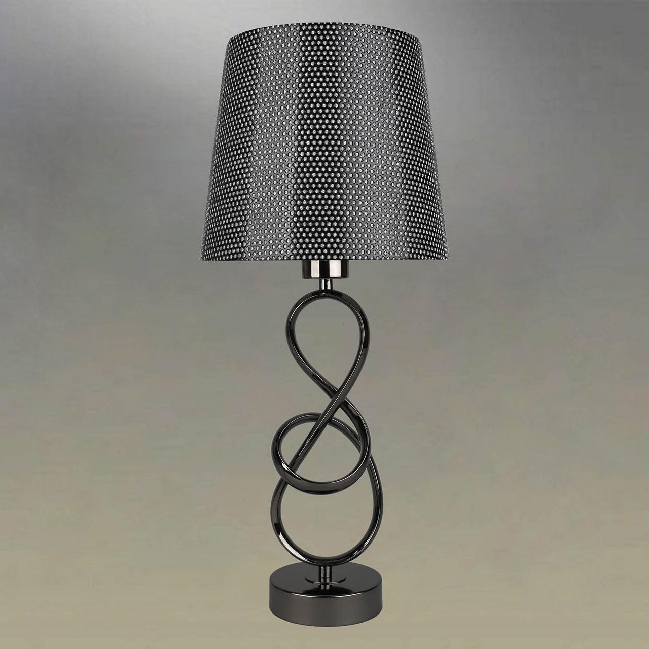 Настольная лампа Omnilux Percia OML-83414-01 OMNILUX ИНТЕРЬЕРНЫЕ 195253 Черный  - Вид №1