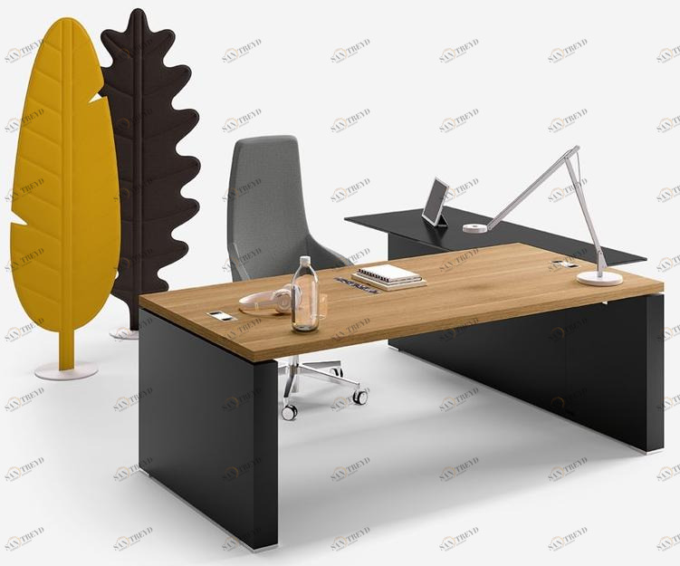 Sinetica Угловой модульный письменный стол из дерева Ego sun-id-1361366