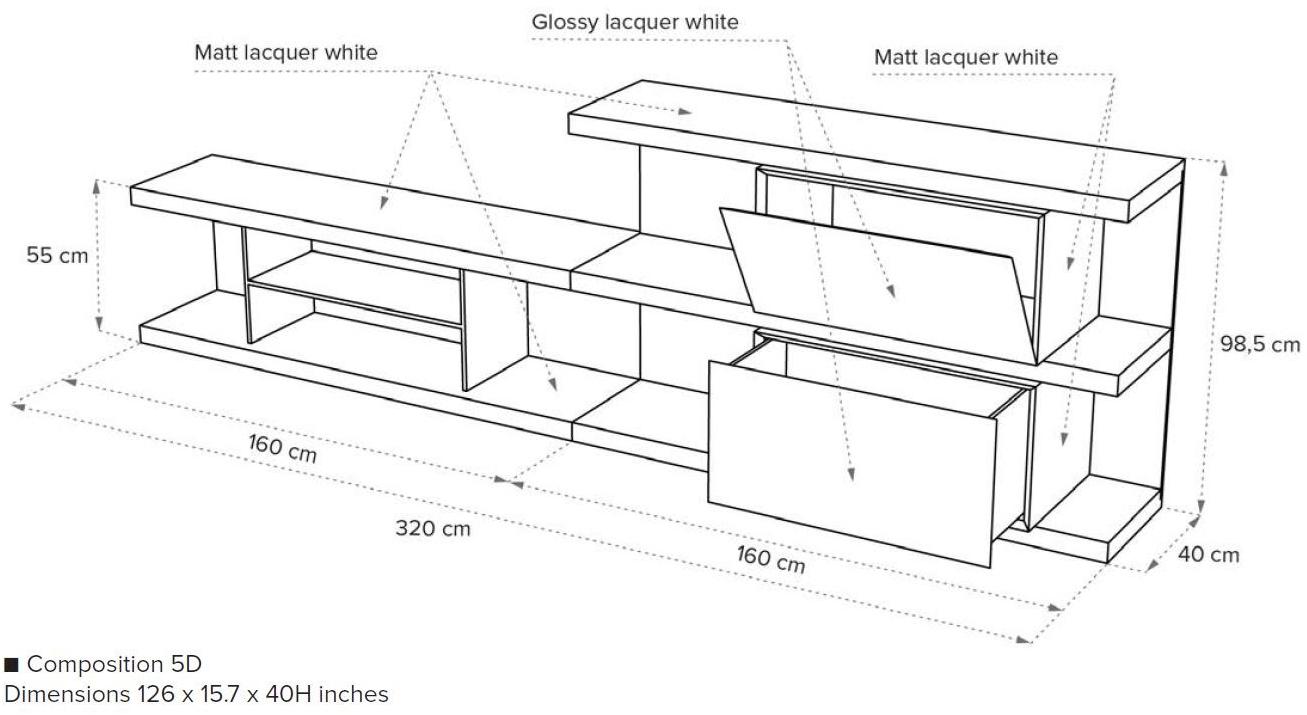 Natuzzi Модульный деревянный книжный шкаф sun-id-1482872 - Вид №15