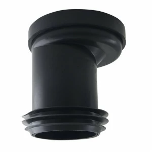 Сливная труба с эксцентриковым соединением для унитазов с S-образным сифоном, с небольшим смещением. Для подключения к дренажной трубе от 90 до 110 мм.  Complementos desagüe NOKEN 100041330  BLACK