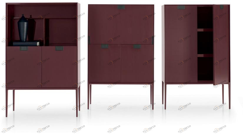 Maxalto Буфет из лакированной древесины с распашными дверцами Alcor sun-id-1351452