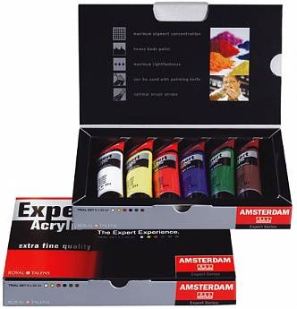 19820406 Краска акриловая Набор акриловых красок Amsterdam Expert 6цв*20мл 20 мл Royal Talens 
