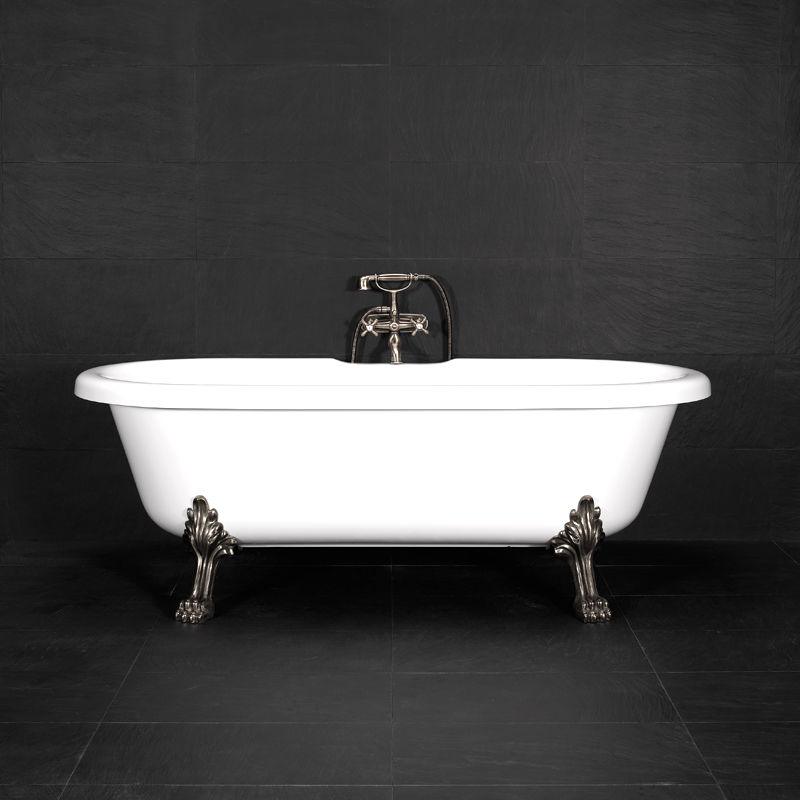 20000704 Ванна Elisabeth 1750 Белый Хром Лапы Westerbergs Белый 
