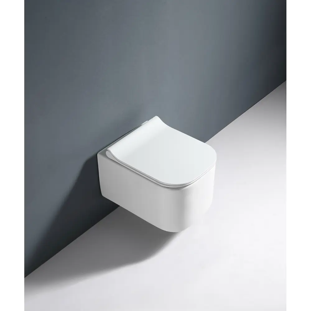 Комплект инсталляция Grant с унитазом Vortex Торнадо безободковый с микролифтом клавиша цвет хром Santreyd STLM-2112188 - Вид №5