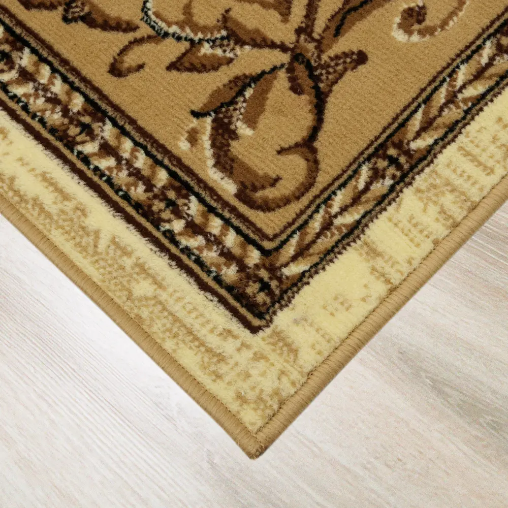 Ковер полипропилен Лагуна D533K 200x200 см цвет бежевый MERINOS STLM-2100509 - Вид №1