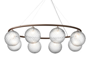 Опаловое стекло светодиодный подвесной светильник