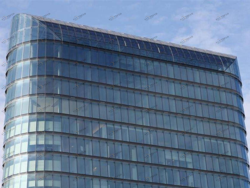 WICONA Сплошной фасад с элементами Wictec el sun-id-1356269