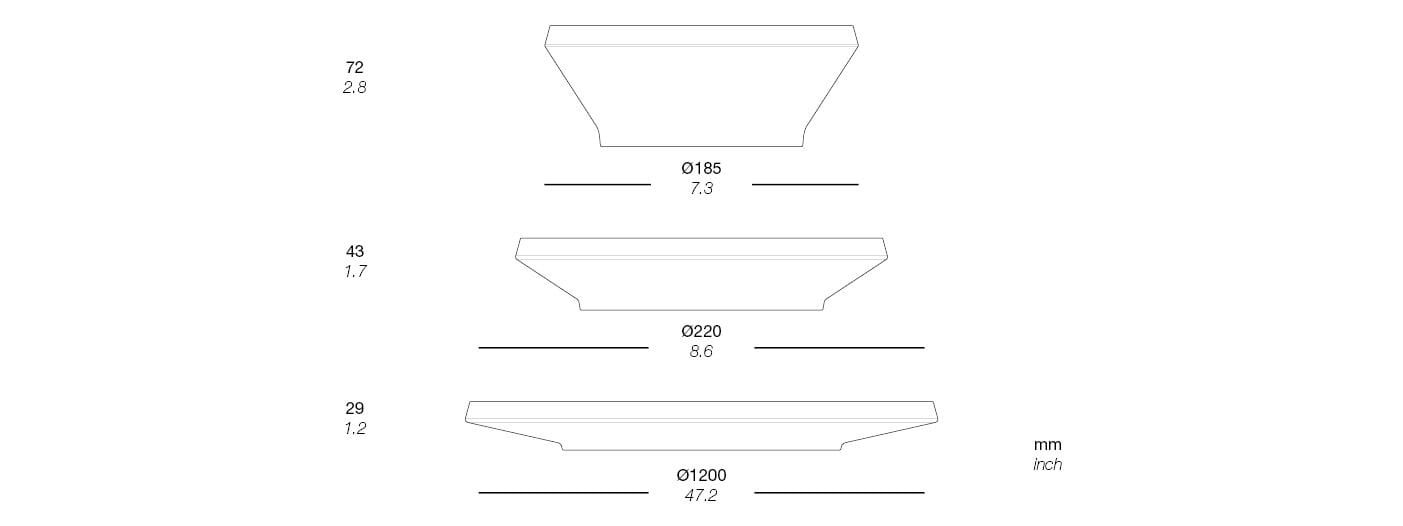 Набор посуды из глазурованной керамики Patrick Jouin Edition FLIP ARCH-00013312 - Вид №1
