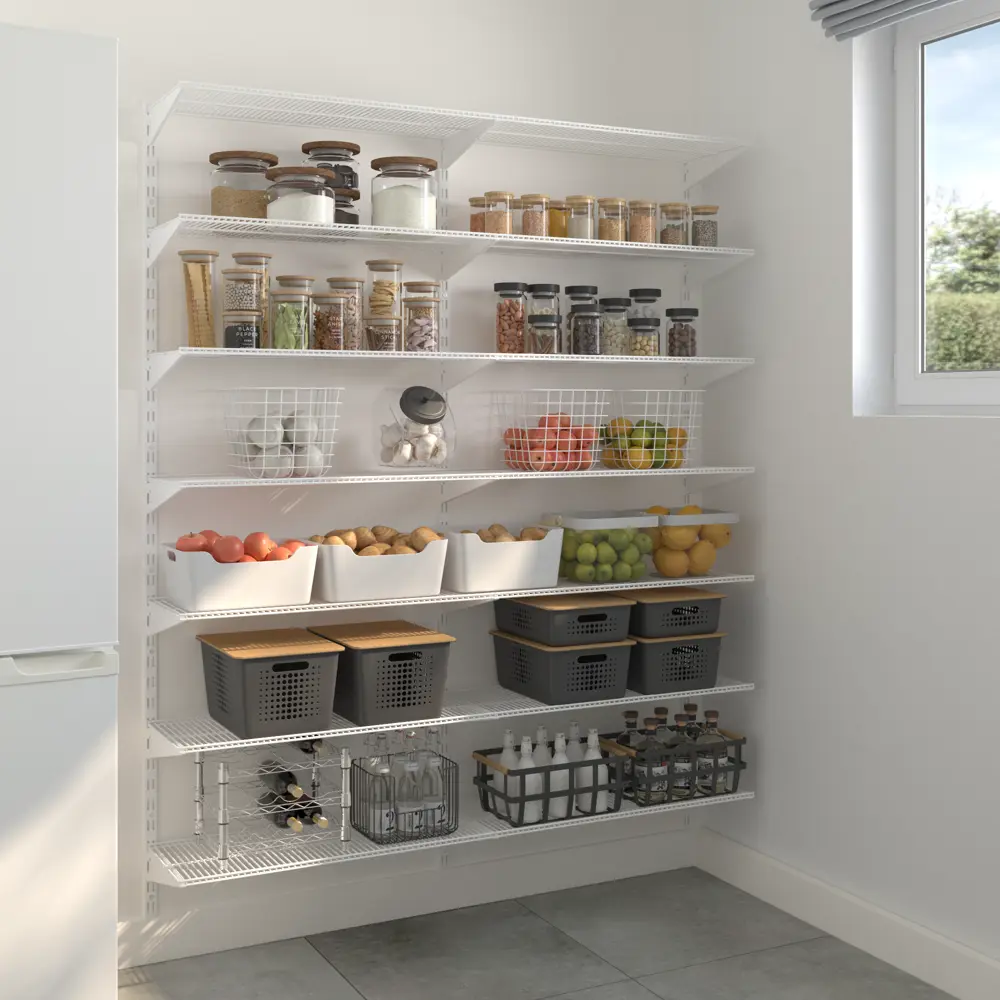 Держатель для гаечных ключей на перфопанель Spaceo 13.3x19.5 см сталь цвет белый STLM-2144145 - Вид №4