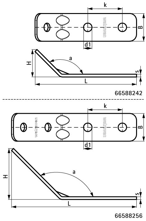66588242 BIS Уголок 135° (BUP1000) walraven  - Вид №1