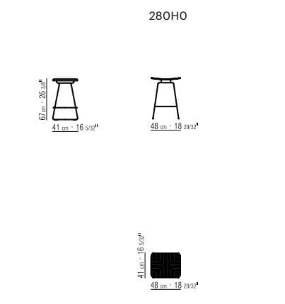 Высокий садовый стул с подставкой для ног Flexform Echoes Outdoor ARCH-00068958 - Вид №2