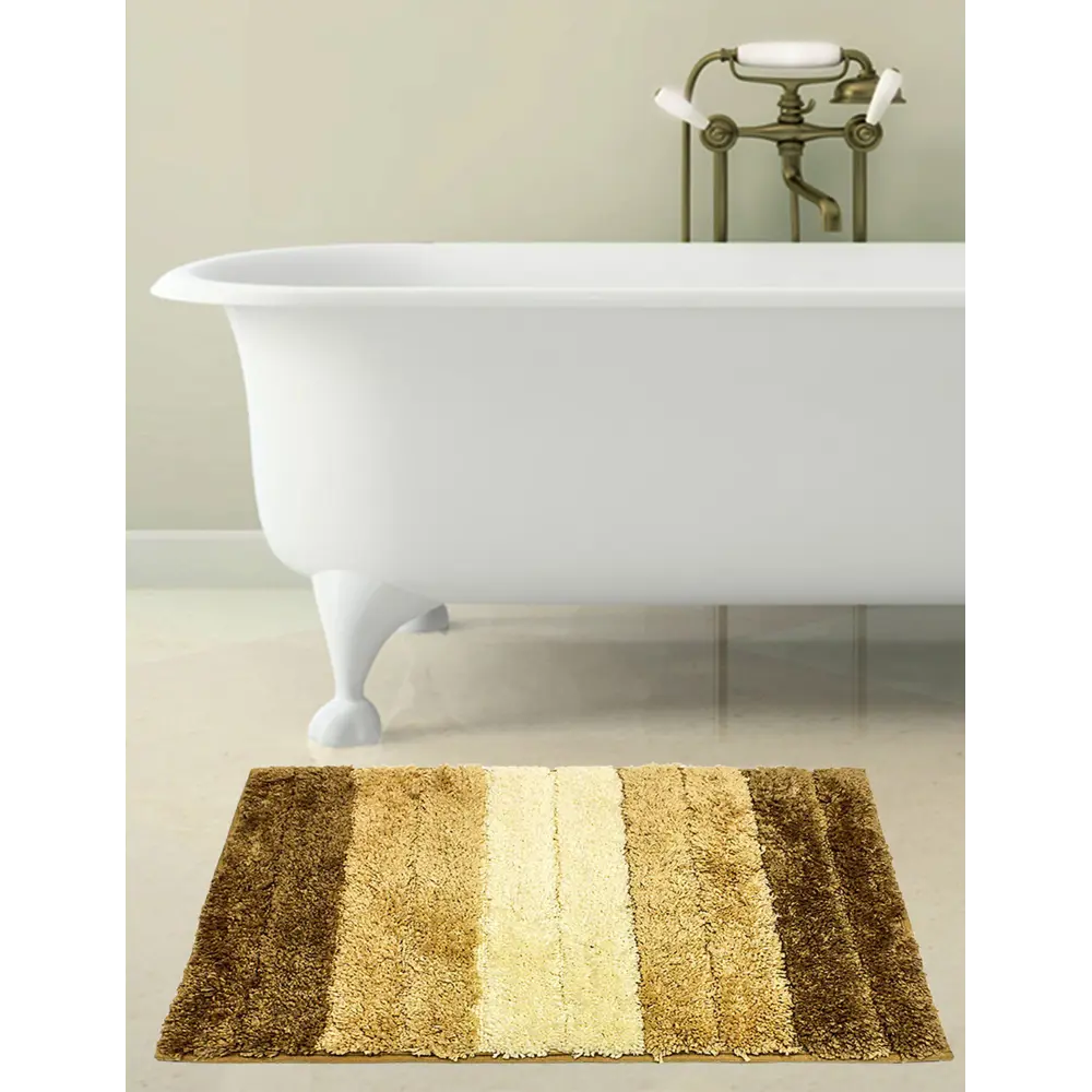 Коврик для ванной комнаты «Градиент» 40х60 см цвет бежевый BATH PLUS STLM-2003596 - Вид №2