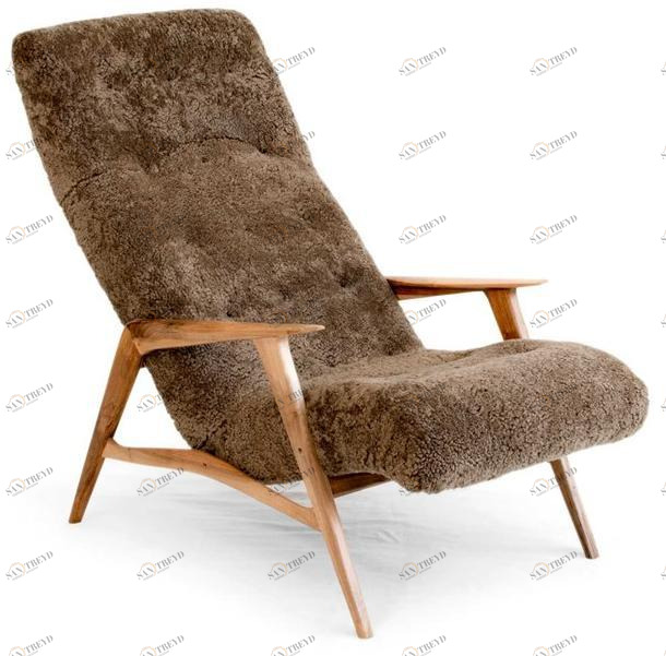 Mytto Кресло из овчины с подлокотниками Larforma sun-id-1470365