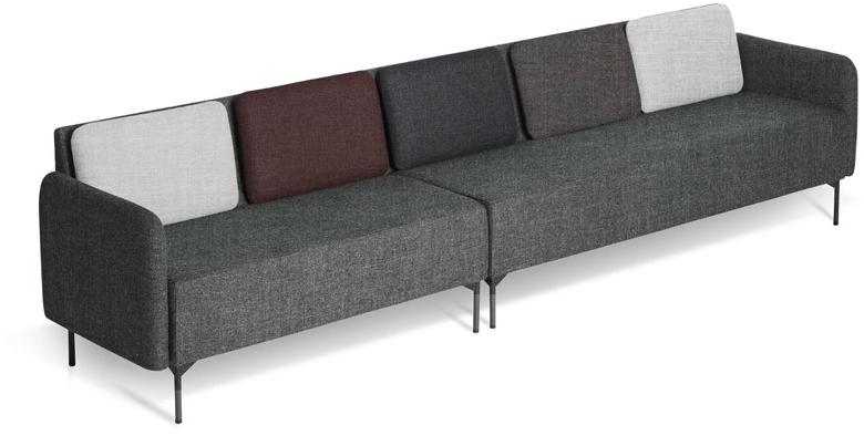 Offecct 3-х местный тканевый диван Playback sun-id-1516604 - Вид №2