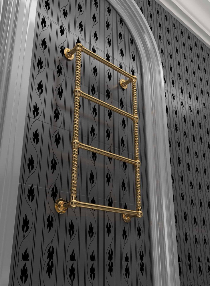 3551330150002 Cordivari Retro 1, полотенцесушитель водяной 975/575, цвет хром 