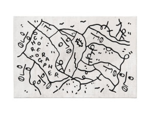 Прямоугольный тканевый ковер