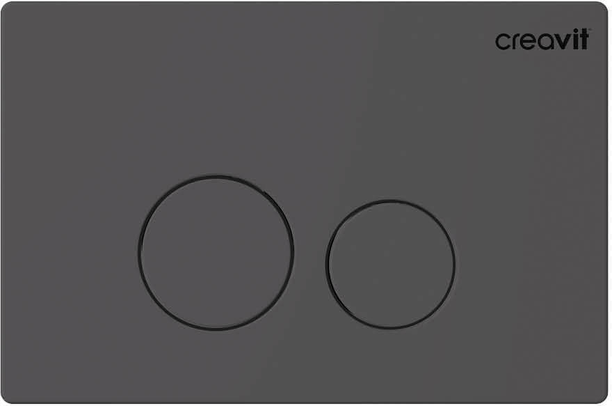 GP9002.04 Кнопка для инсталляции TERRA АНТРАЦИТ Creavit Terra - Вид №1