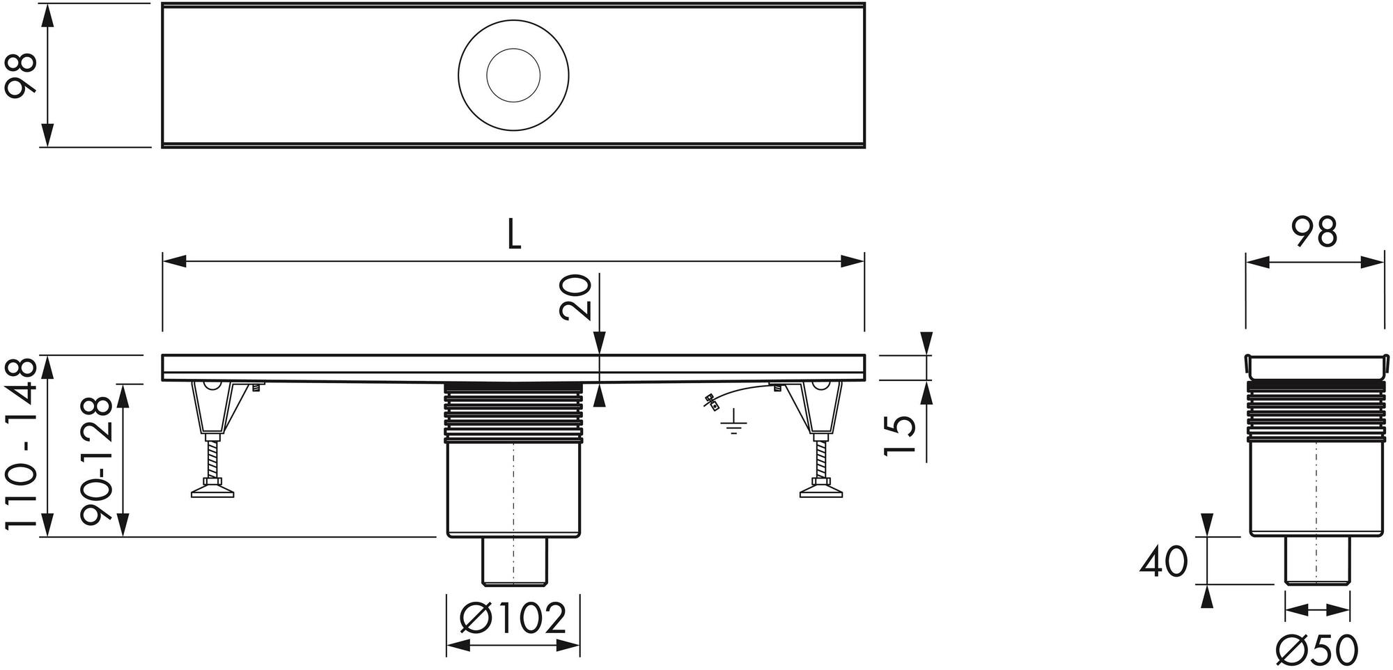 ESS Easy Drain Слив для душа Multi sun-id-1496436 - Вид №2