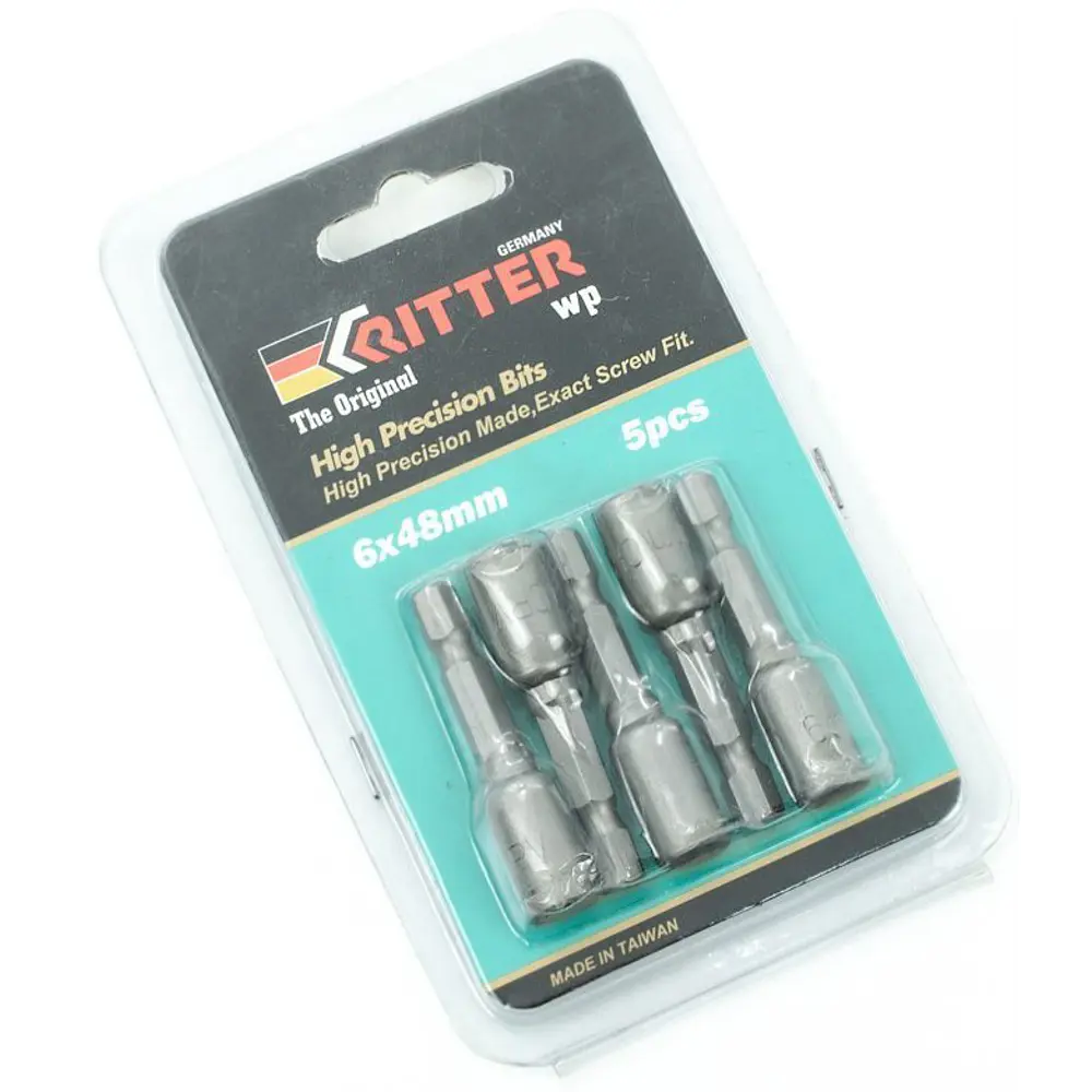 Бита торцевая магнитная Ritter WP PS20112053 6x48 мм, 30 шт STLM-2077991