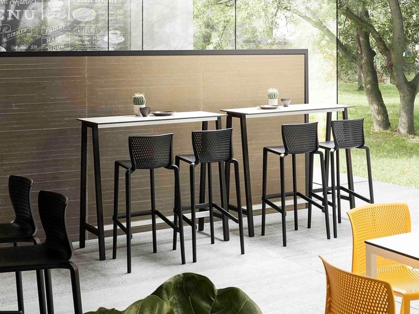 GABER Табурет из технополимера с подставкой для ног Spyker sun-id-1386602 - Вид №8