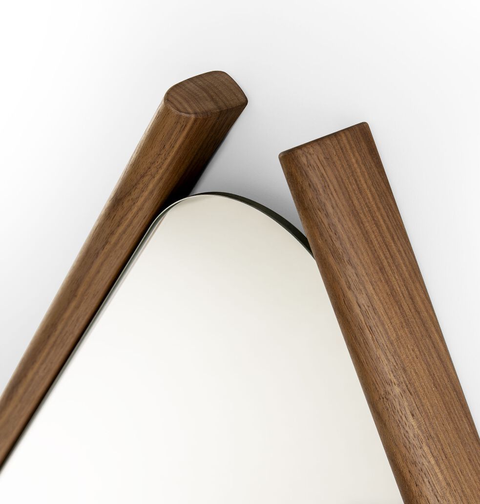 Настенное деревянное зеркало Morica Design WOOD EYE ARCH-00055392 - Вид №1