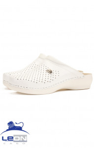 62029 Сабо "Leon LIGHT" женские белые LEON  Сабо и сланцы размер 36