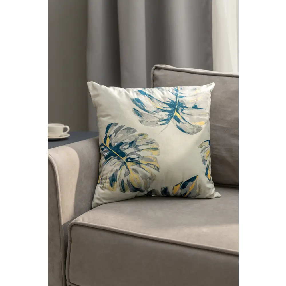 Подушка Seasons Pataharu бархат 45x45 см цвет серый STLM-2156445 - Вид №3