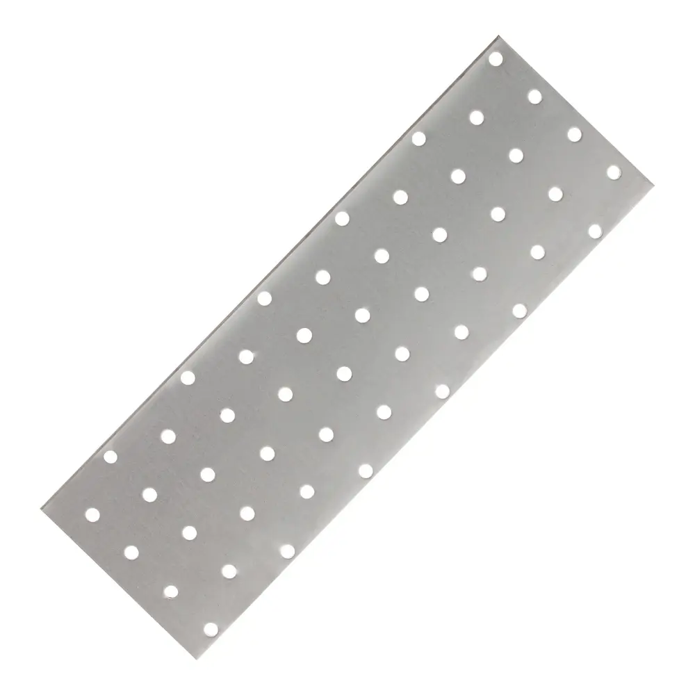 Пластина соединительная 80х240х2 мм, оцинкованная сталь КРЕПКО-НАКРЕПКО STLM-2080146