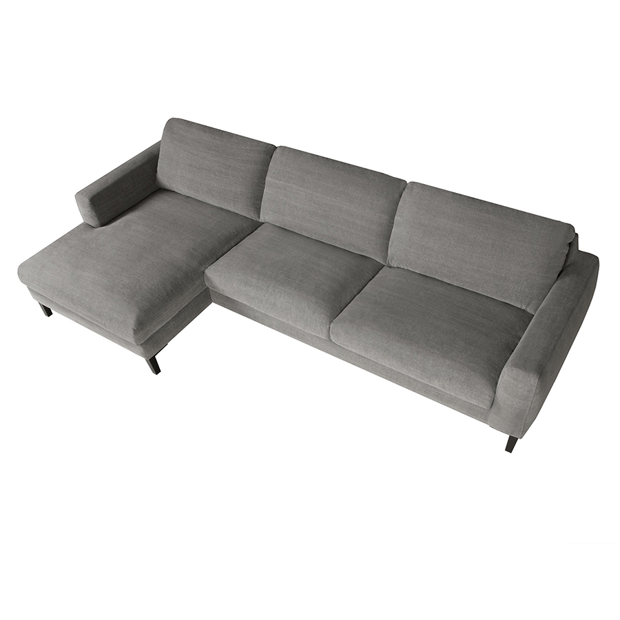 Диван угловой Malin, левосторонний, серый Sits S1396 - Вид №5