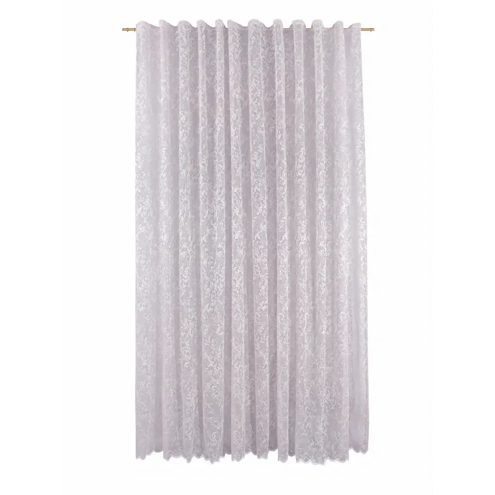 Тюль на ленте Aromo 300x280 см цвет сиреневый MIAMOZA STLM-2105274 - Вид №1