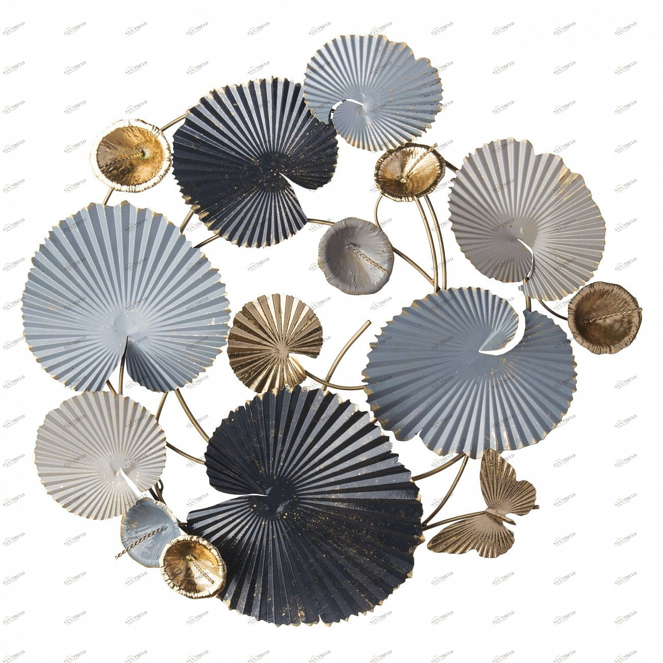 Панно настенное металлическое 70 см 93015 Tomas Stern TOMAS STERN  00-3865442 Серый 