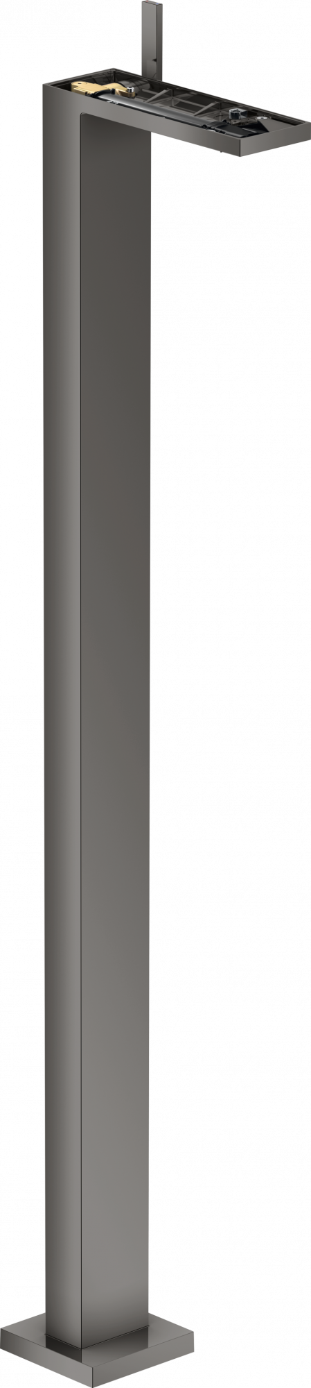 47042330 Смеситель для раковины, однорычажный, напольный, со сливным клапаном Push-Open, без тарелки AXOR MYEDITION 