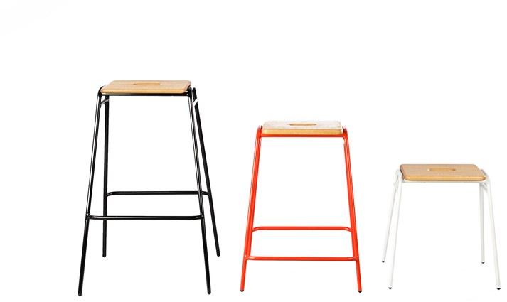 Deadgood Барный стул высокий деревянный с подставкой для ног Working girl Wg1m/l - Вид №3