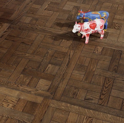 Модульный паркет Coswick Шеверни Старая Венеция Дуб Селект (Гладкая) 635х635 мм 11171721 - Вид №2