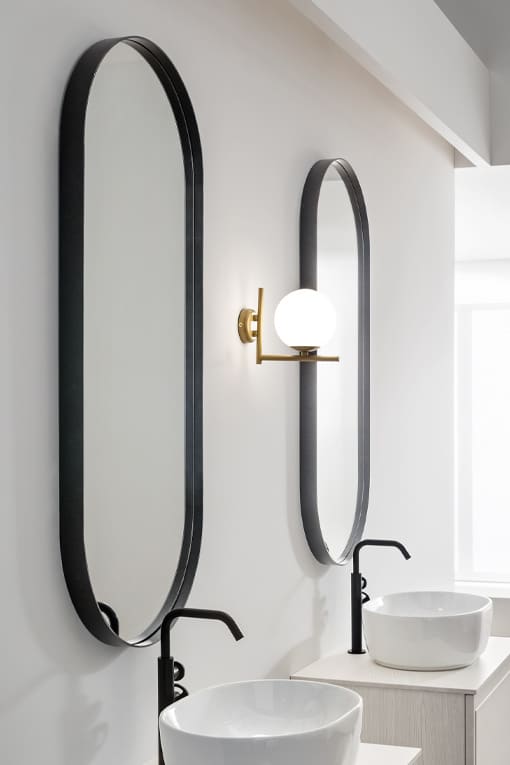 Graffiti ovale Arcombagno Specchiere Зеркала для ванной STISR115