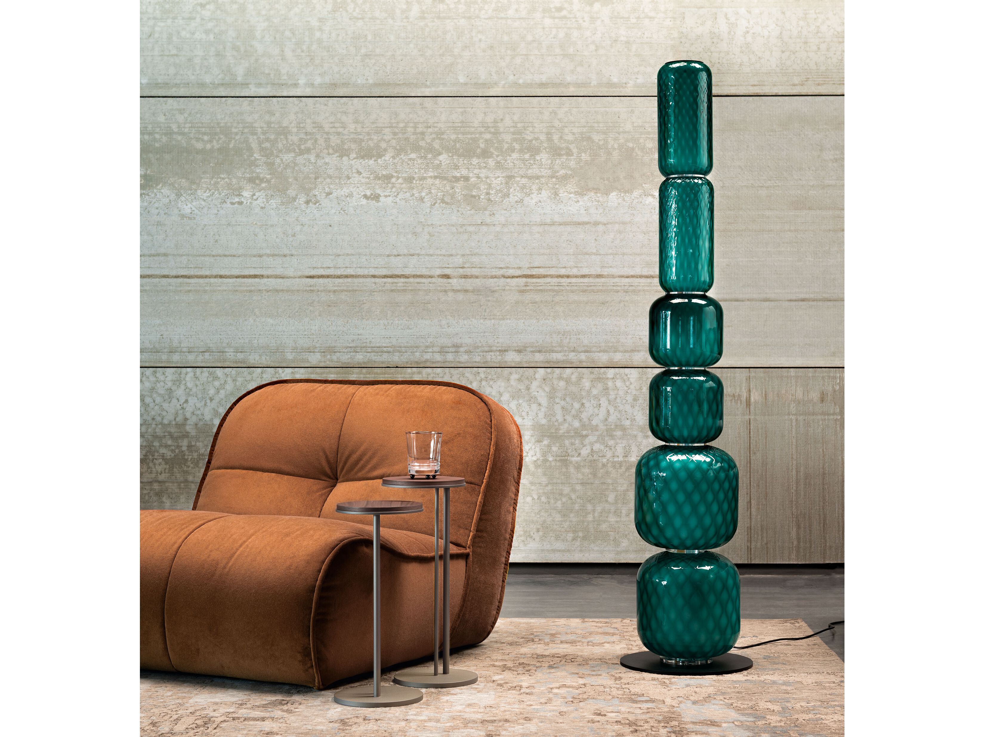 Стеклянный светодиодный торшер Cattelan italia WANTED ARCH-00021956