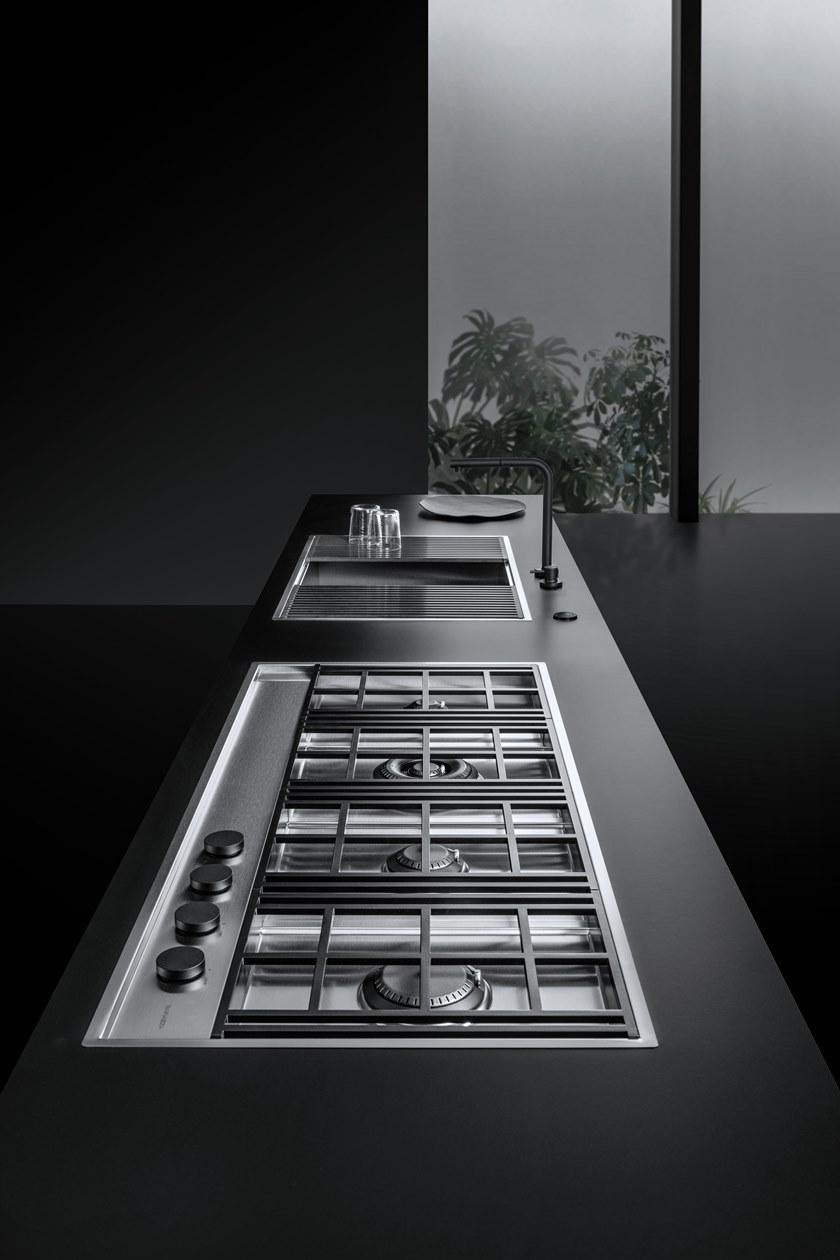 Газовая плита из нержавеющей стали Lab evolution 1ple3d Santreyd - Вид №2