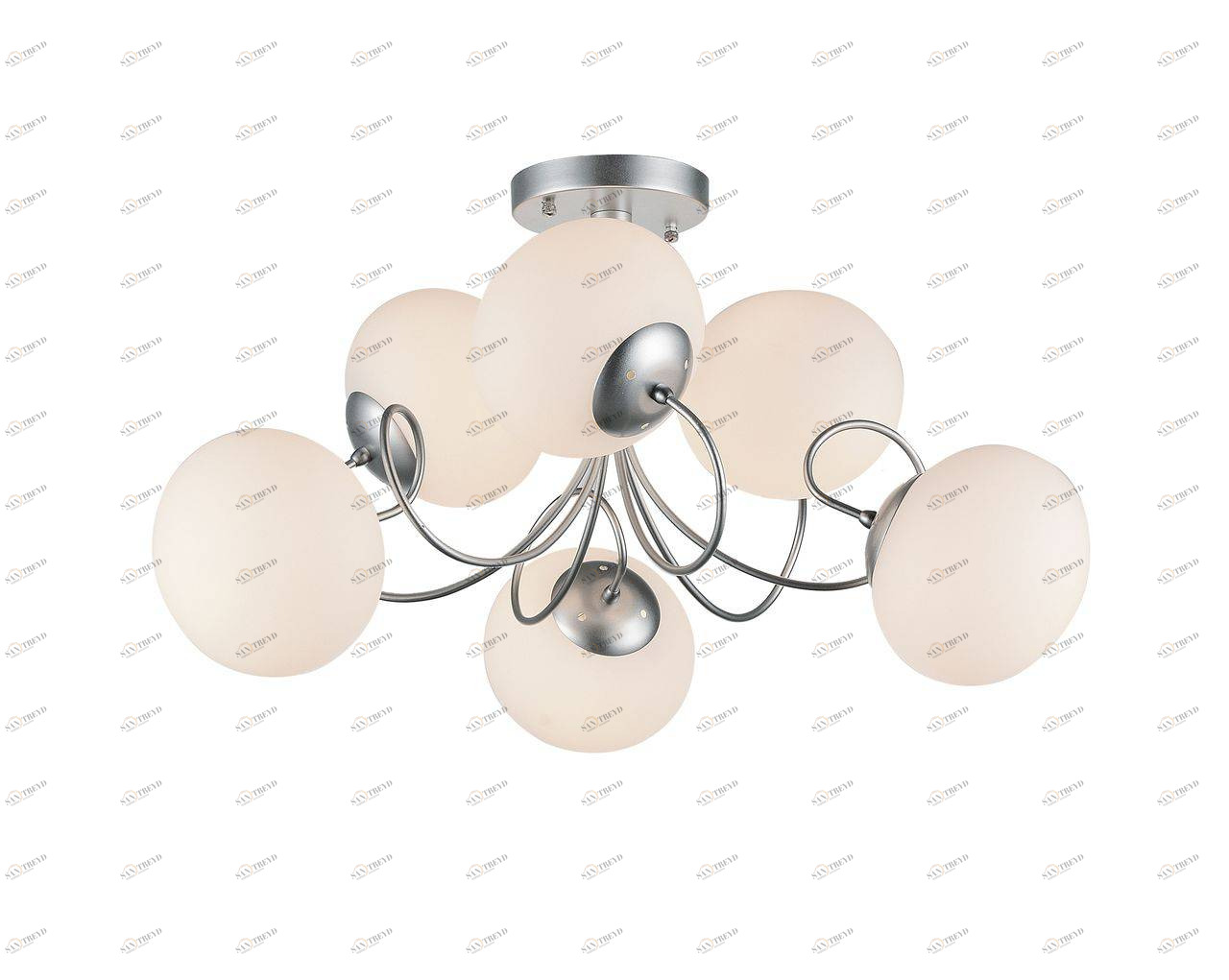 Потолочная люстра ST Luce Acini SL717.502.06 ST LUCE ACINI SILVER 058875 Белый 