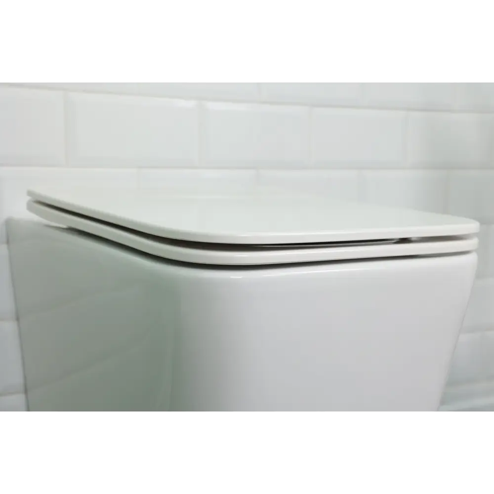 Подвесной унитаз Alcora Tormenta с микролифтом и безободковым дизайном 89360844 STLM-0999515 - Вид №6