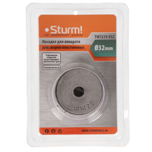 Насадка для аппарата сварки пластиковых труб Sturm! TW7219-920 [, насадки - 32 мм] 5309884
