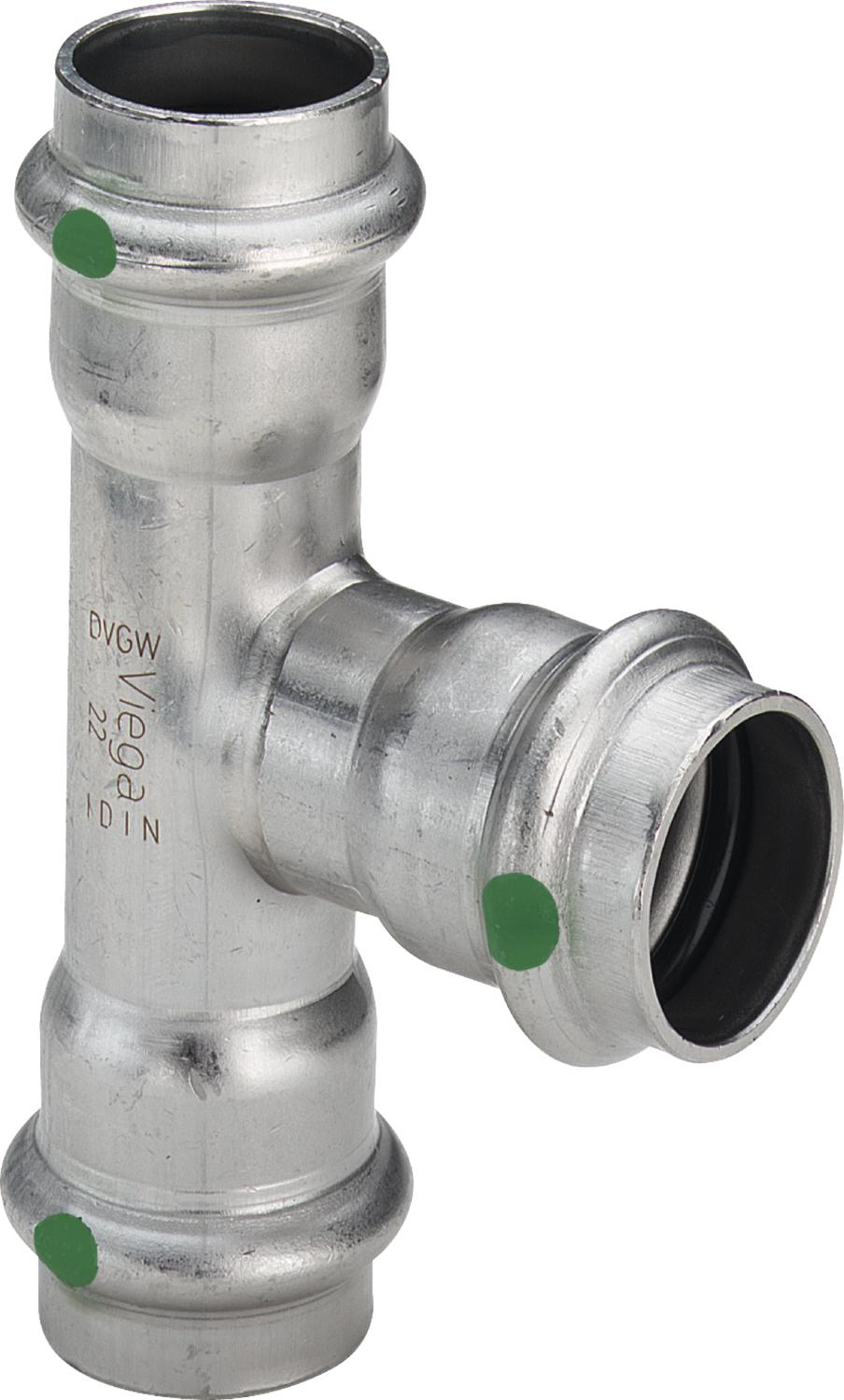 Viega Тройник Sanpress Inox 2318 (436063) 436 063
