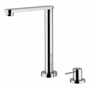 Латунь. 336,1. Смеситель для кухни с дистанционным управлением Quadrodesign