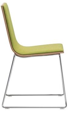 Andreu World Стул штабелируемый на санках из дуба Lineal Si0582 - Вид №16