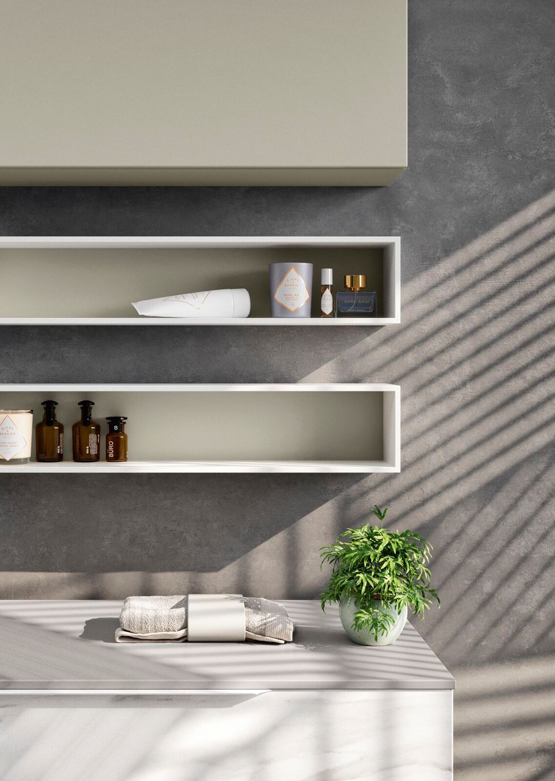 Подвесной шкаф для умывальника с зеркалом Gruppo Geromin Eclipse ARCH-00123539 - Вид №1