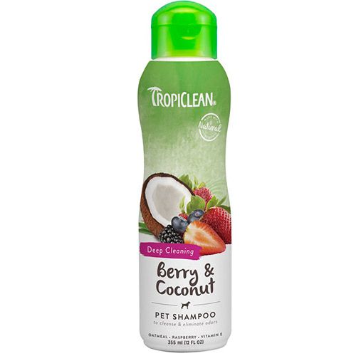 ПР0036708 Шампунь для собак и кошек "Ягодный с кокосом" от сильной грязи 355мл TROPICLEAN 