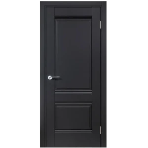 Комплект двери Классико-42 глухая 90x200 см Hardflex черный с добором 200 мм 89430439 STLM-2059342