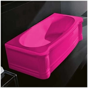 Ванна Gruppo treesse New Classic VTL-V6770-DX-R розовая прямоугольная правая